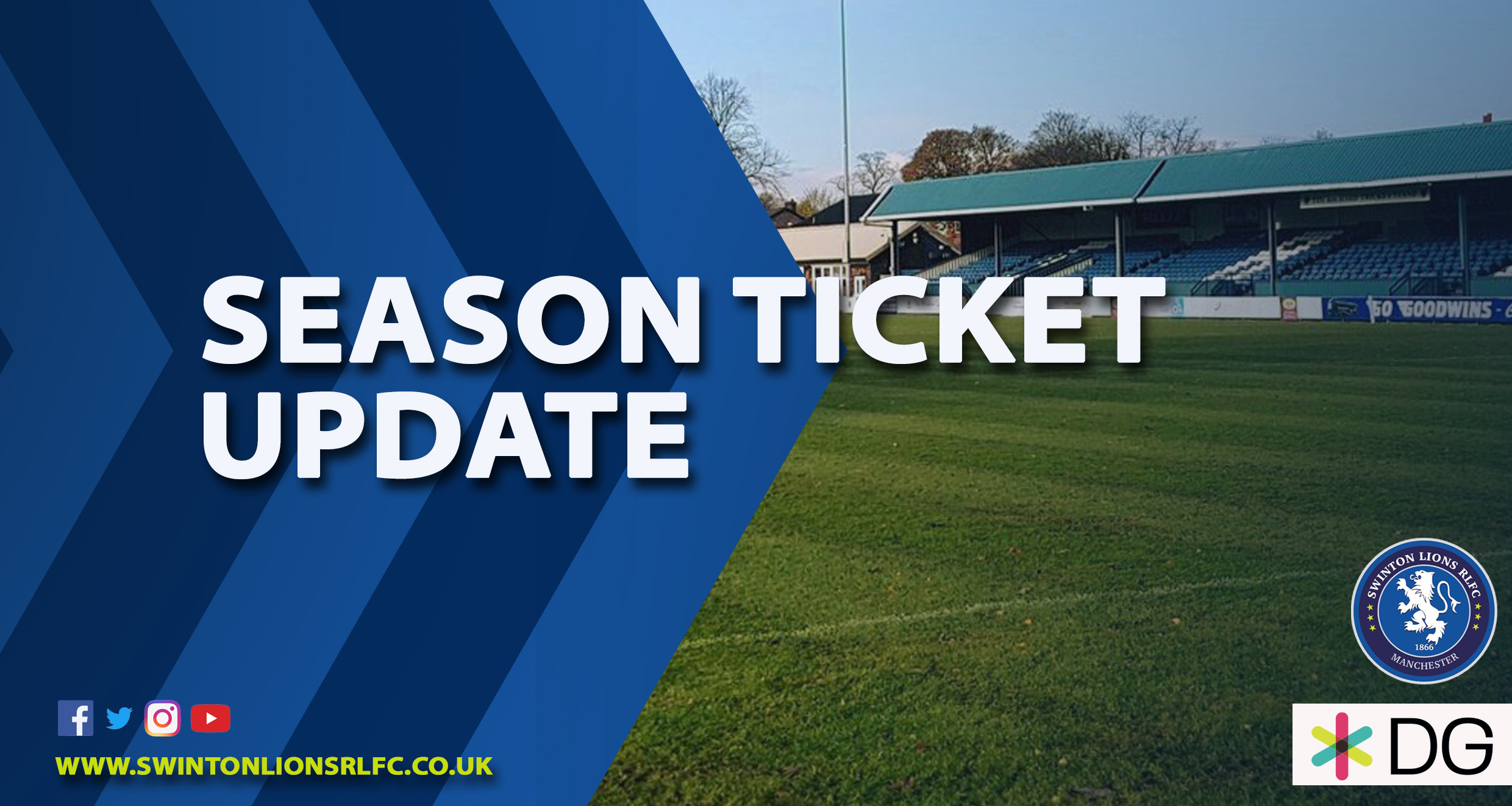 SEASON TICKET DEADLINE ON 13TH JANUARY – PURCHASE NOW! — Swinton