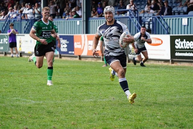 Frank Sergent scores the third